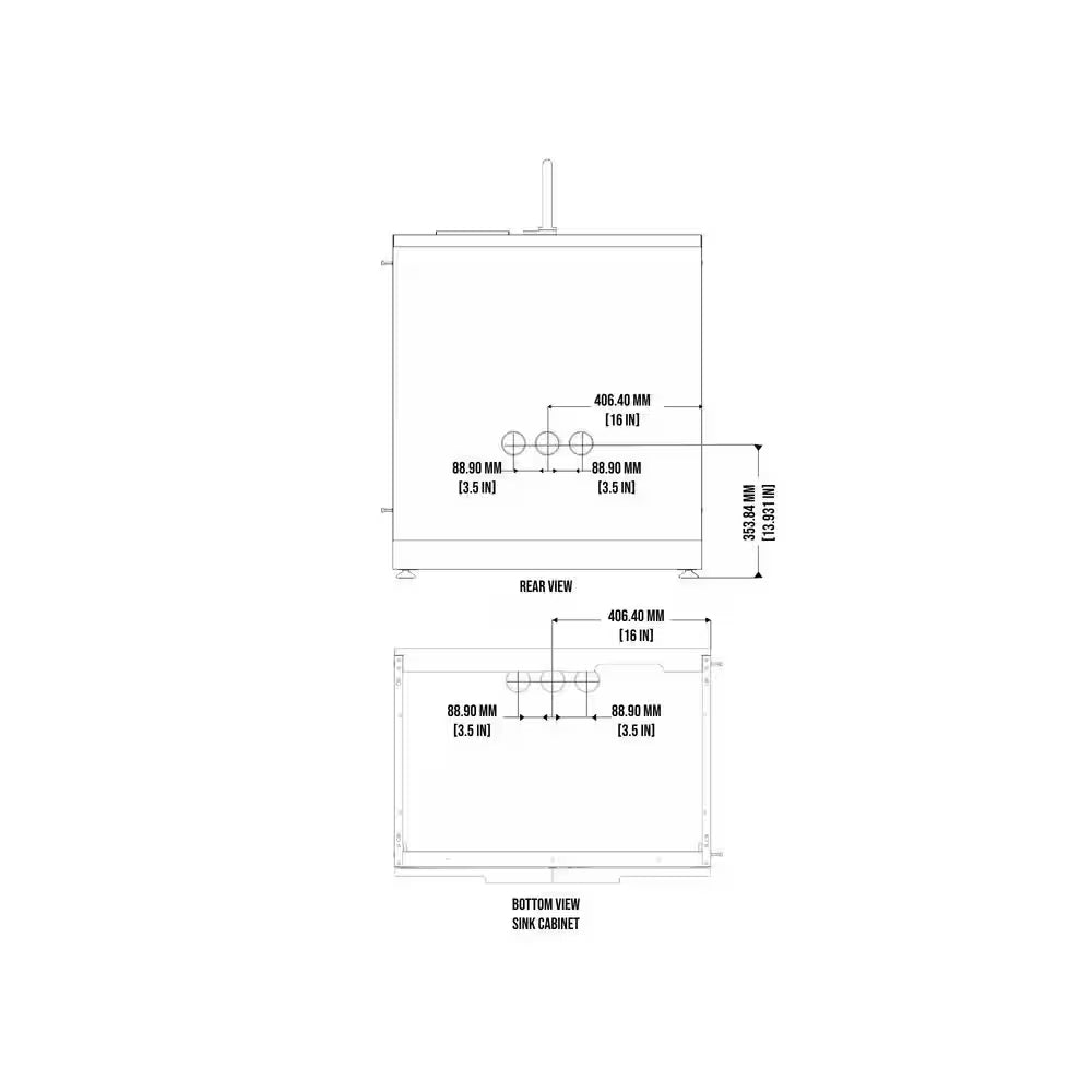 Outdoor Kitchen Stainless Steel 97 In. W X 36.5 In. H X 24 In. D 3-Piece Cabinet Set without Counter Tops