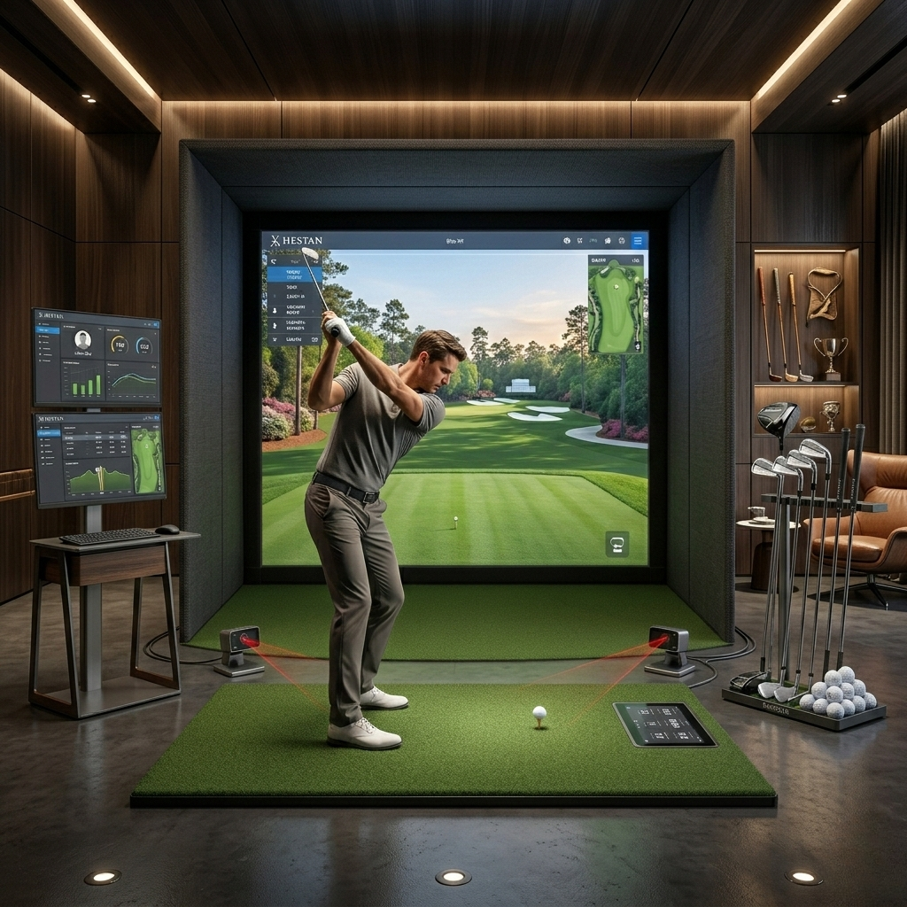 SwingSphere AI Golf Practice Simulator