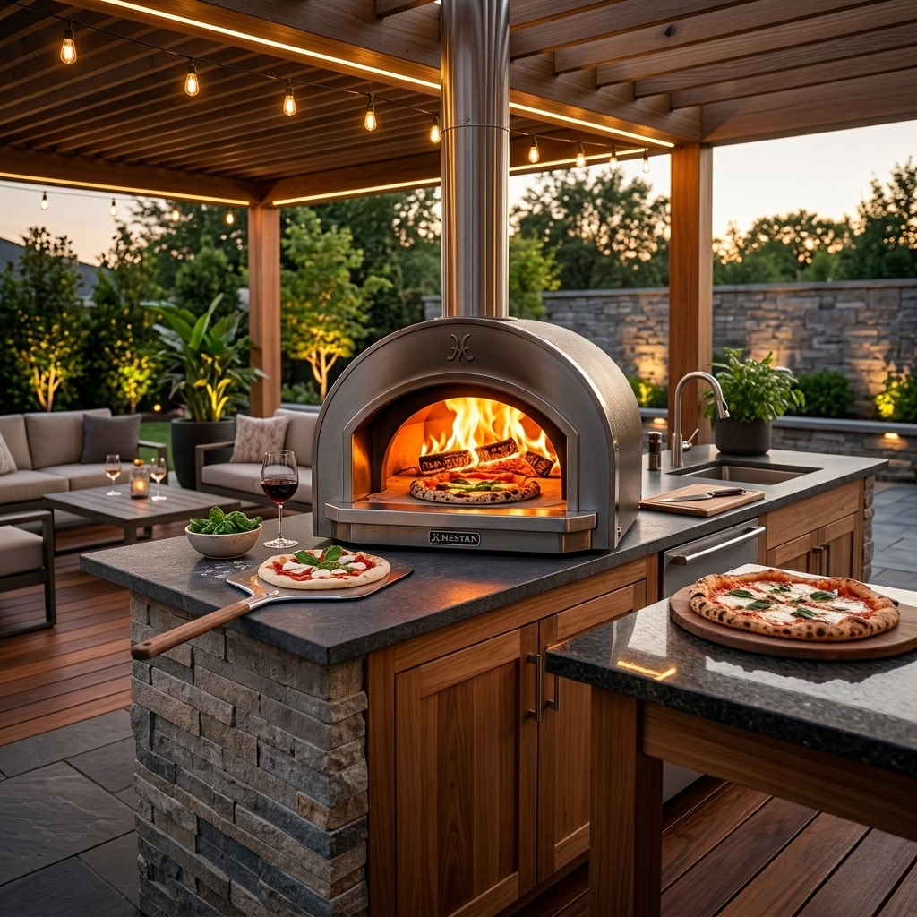 ForgeStone Outdoor Pizza Oven Station