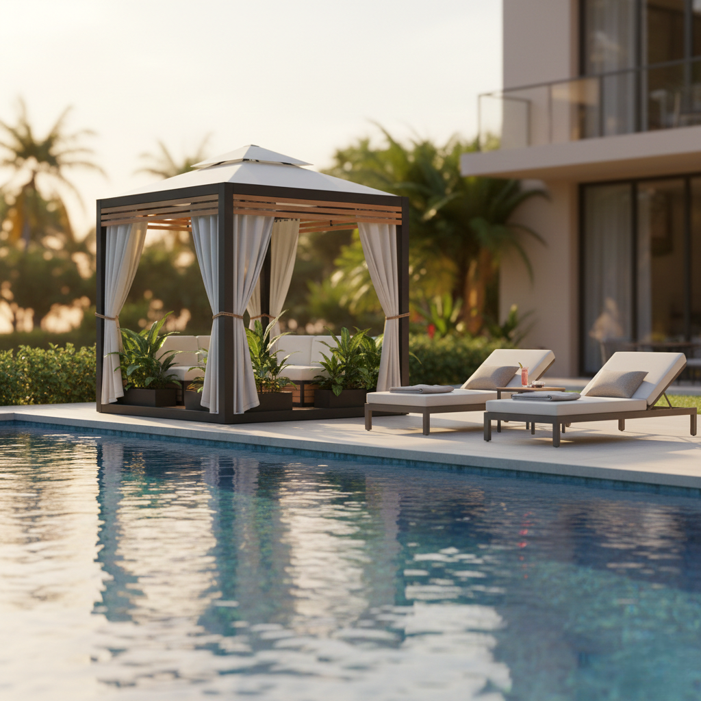 Serenity Luxe Outdoor Cabana