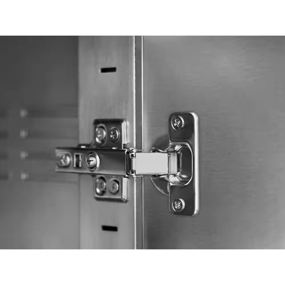 Outdoor Kitchen Stainless Steel 97 In. W X 36.5 In. H X 24 In. D 3-Piece Cabinet Set without Counter Tops