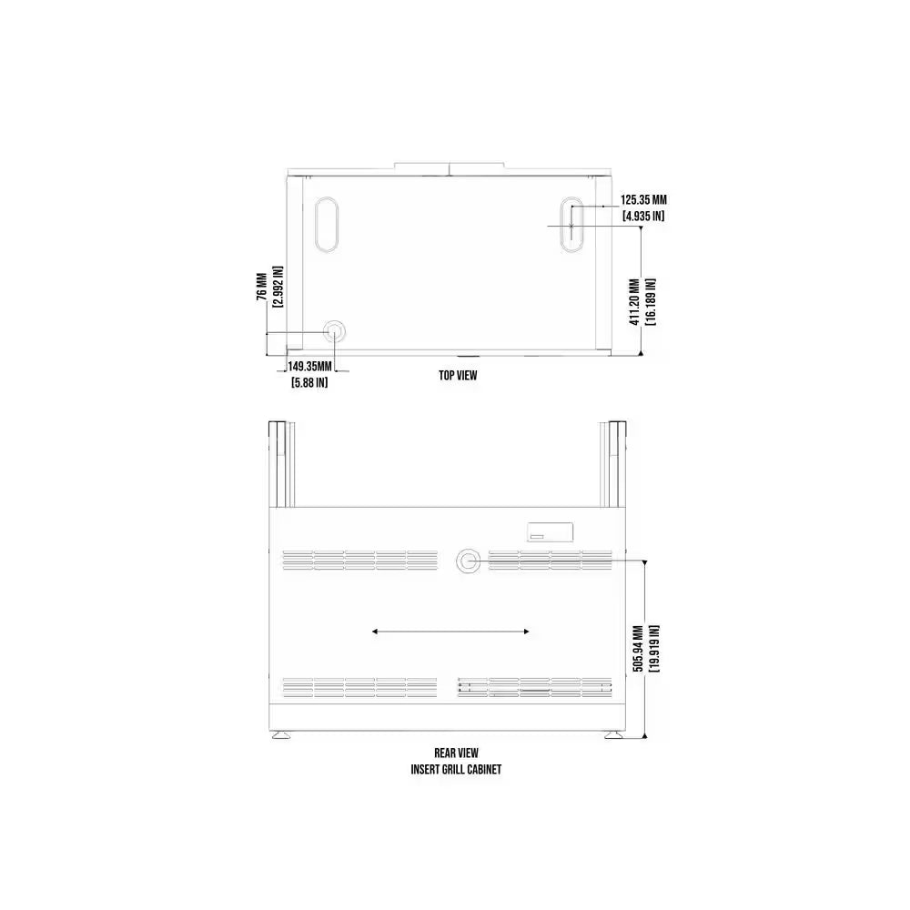 Outdoor Kitchen Stainless Steel 97 In. W X 36.5 In. H X 24 In. D 3-Piece Cabinet Set without Counter Tops